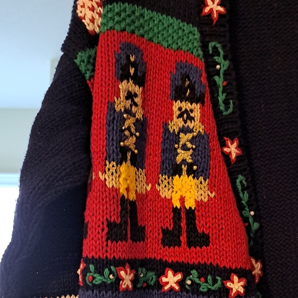 Festive Holiday Cardigan Sweater - Picture 2 of 6